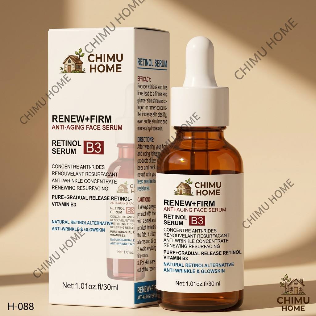 Hyaluronic Acid Facial Serum - 【CHIMU HOME】سيروم الريتينول B3 للوجه لتجديد
