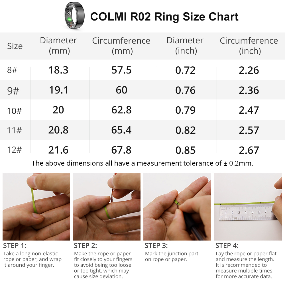 [2024] COLMI R02 حلقة ذكية من  - مراجعة Health Monitors وسعره