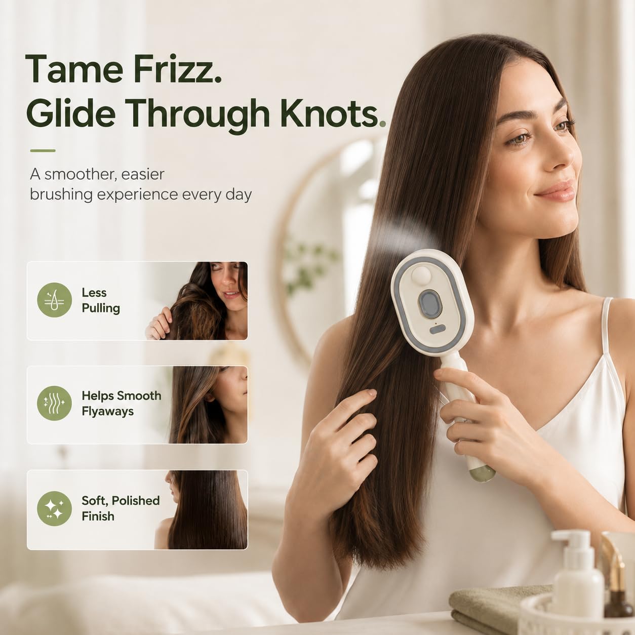 مشط شعر كهربائي للتدليك مع وظي - مراجعة Massage وسعره