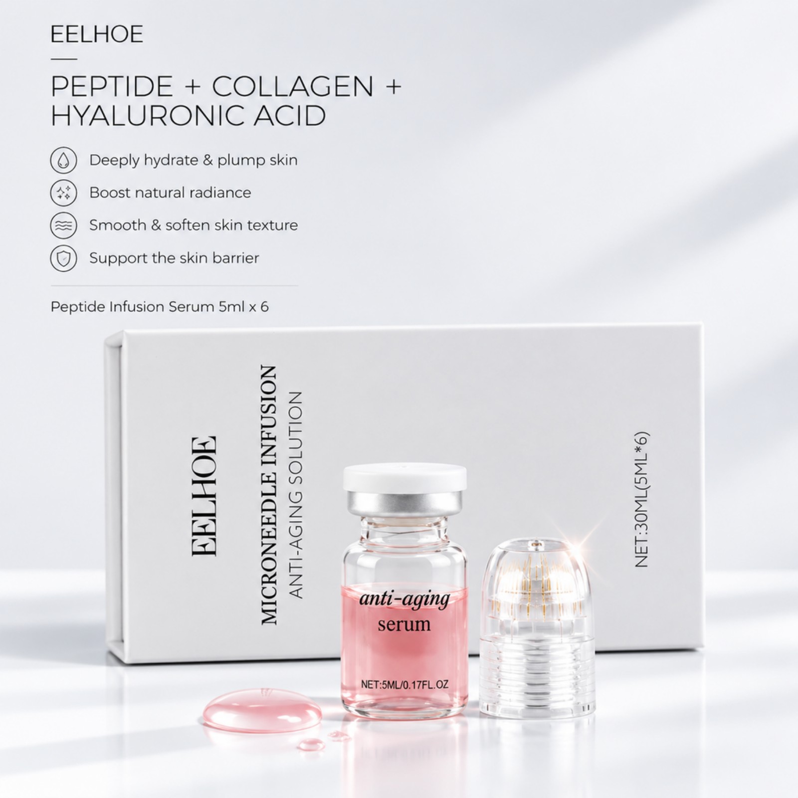 مجموعة سيروم الإبر الدقيقة 0.2 - مراجعة Hyaluronic Acid Facial Serum وسعره